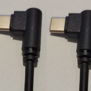 0.16m 16cm PVC Elbow Super Short USB C to C Type PD Fast Charge Charger Cable