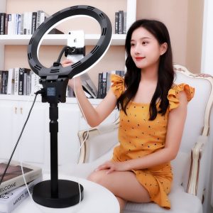 Table Top Dimmable  12-inch Studio Makeup Lamp Live Stream Camera Phone Photographic Tik Tok Youtube Selfie LED Ring Light