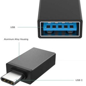 USB 3.1 USB-C Type C OTG Adapter Male to USB3.0 a Female Adapter
