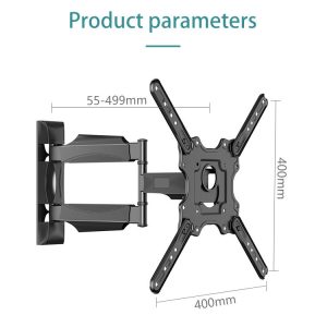 Zeno P4 Full Motion Tv Holder Wall Support Display Wall Mount Swivel 32''-55'' Rotation Lcd Adjustable Tv Base Tilt TV Bracket