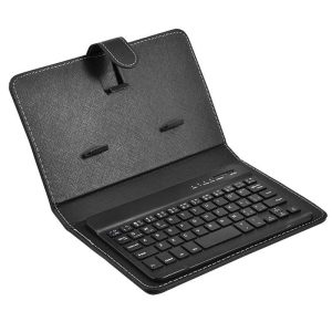Universal Wholesale Price PU Leather Flip Tablet Case Keyboard Case for Android for ipad for Samsung 7 8inch with Stand